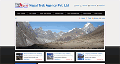 Desktop Screenshot of nepaltrekagency.com